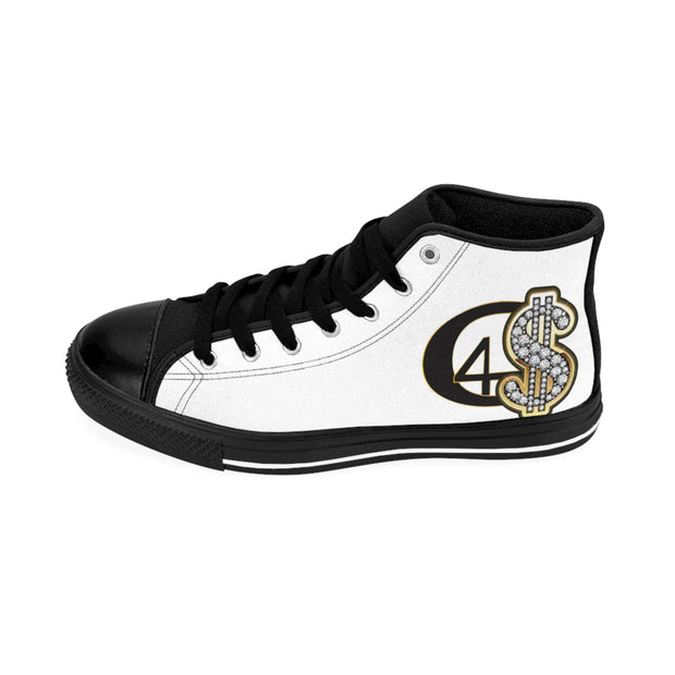 Stylish Women's Classic Sneakers, Trendy High Tops, Casual Footwear, Unique Gifts, Fashion Statement Shoes