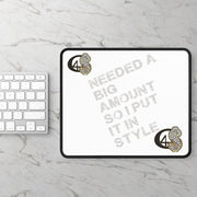 Stylish Gaming Mouse Pad with Motivational Quote - Perfect for Gamers, Home Office Decor, Unique Gift, Desk Accessories, Gaming Setup