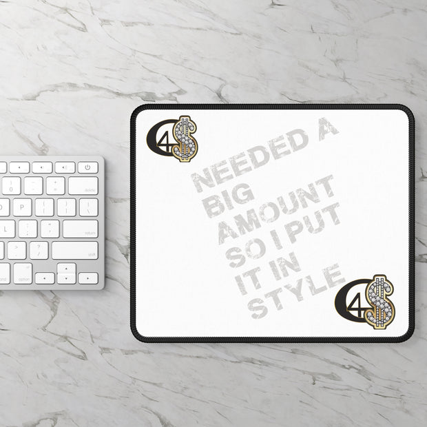 Stylish Gaming Mouse Pad with Motivational Quote - Perfect for Gamers, Home Office Decor, Unique Gift, Desk Accessories, Gaming Setup