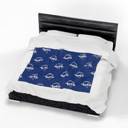 Cozy Velveteen Plush Blanket with Dollar Sign Pattern – Perfect for Home Décor, Gifts, and Celebrations