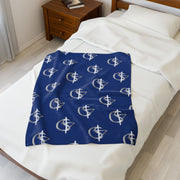 Cozy Velveteen Plush Blanket with Dollar Sign Pattern – Perfect for Home Décor, Gifts, and Celebrations