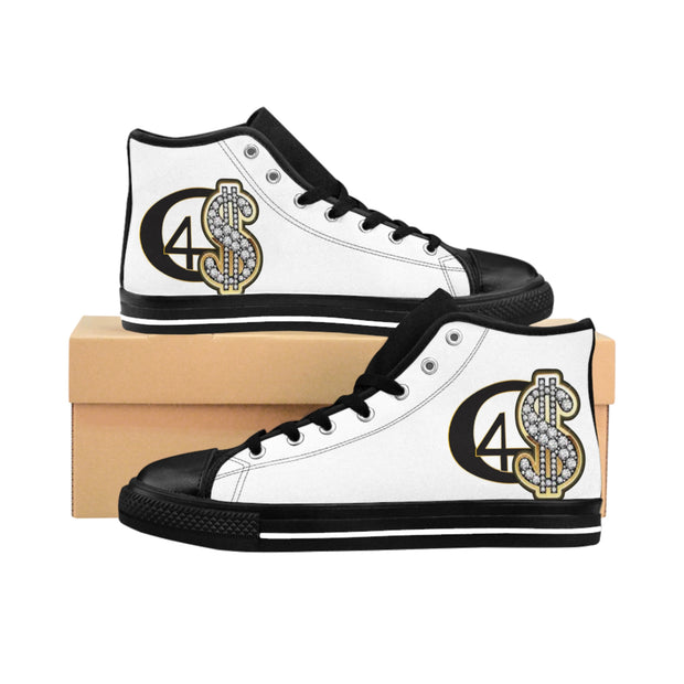 Stylish Women's Classic Sneakers, Trendy High Tops, Casual Footwear, Unique Gifts, Fashion Statement Shoes