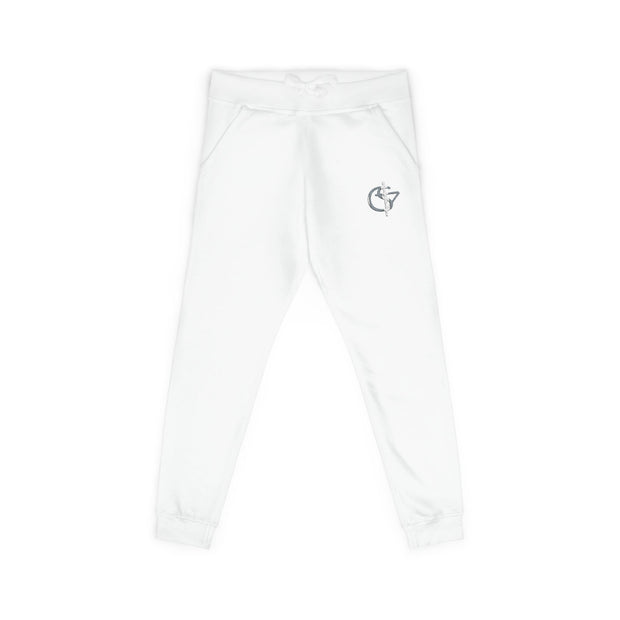 Cozy Unisex Fleece Sweatpants with Cute Embroidery, Casual Lounge Pants, Perfect for Relaxation, Gifts for Friends, Homewear