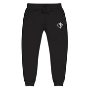 Cozy Unisex Fleece Sweatpants with Cute Embroidery, Casual Lounge Pants, Perfect for Relaxation, Gifts for Friends, Homewear