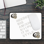 Stylish Gaming Mouse Pad with Motivational Quote - Perfect for Gamers, Home Office Decor, Unique Gift, Desk Accessories, Gaming Setup