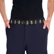 Copy of Trendy Statement Belt with Dollar Sign Design, Fashion Accessory, Casual Wear, Unique Gift Idea, Festival Style, Everyday Outfit
