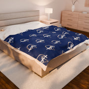 Cozy Velveteen Plush Blanket with Dollar Sign Pattern – Perfect for Home Décor, Gifts, and Celebrations