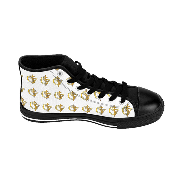 Stylish Women's Classic Sneakers, Trendy High Tops, Casual Footwear, Unique Gifts, Fashion Statement Shoes