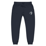 Cozy Unisex Fleece Sweatpants with Cute Embroidery, Casual Lounge Pants, Perfect for Relaxation, Gifts for Friends, Homewear