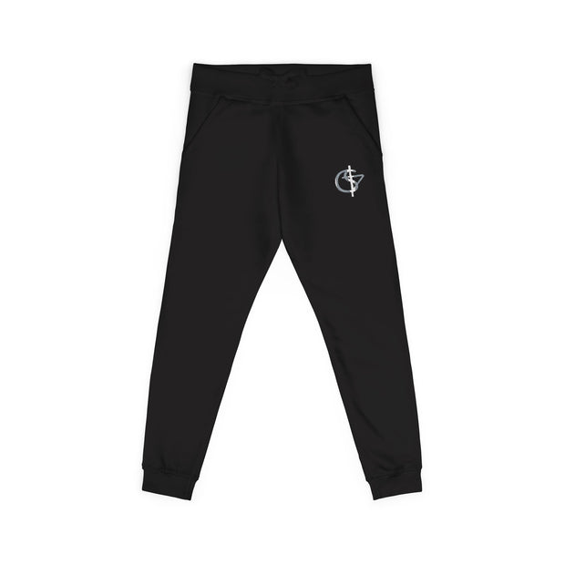 Cozy Unisex Fleece Sweatpants with Cute Embroidery, Casual Lounge Pants, Perfect for Relaxation, Gifts for Friends, Homewear