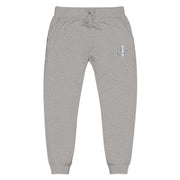 Cozy Unisex Fleece Sweatpants with Cute Embroidery, Casual Lounge Pants, Perfect for Relaxation, Gifts for Friends, Homewear
