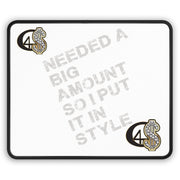 Stylish Gaming Mouse Pad with Motivational Quote - Perfect for Gamers, Home Office Decor, Unique Gift, Desk Accessories, Gaming Setup