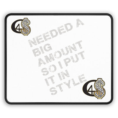 Stylish Gaming Mouse Pad with Motivational Quote - Perfect for Gamers, Home Office Decor, Unique Gift, Desk Accessories, Gaming Setup