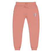 Cozy Unisex Fleece Sweatpants with Cute Embroidery, Casual Lounge Pants, Perfect for Relaxation, Gifts for Friends, Homewear